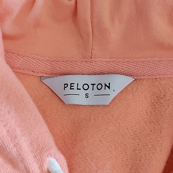 Peloton Ultimate Peach Lightweight Athletic Zip Hooded Jacket - Size Small - Picture 4 of 13